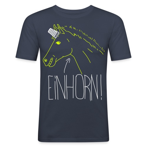 Einhorn - Männer Slim Fit T-Shirt