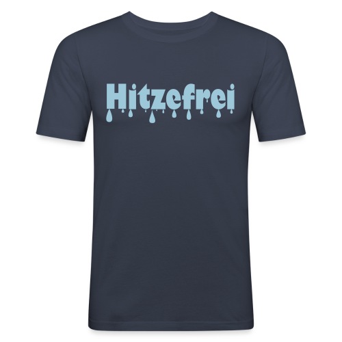 Hitzefrei quer - Männer Slim Fit T-Shirt