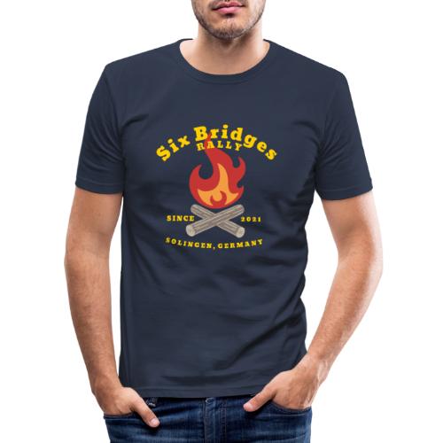 Six Bridges Rally Bonfire - Männer Slim Fit T-Shirt