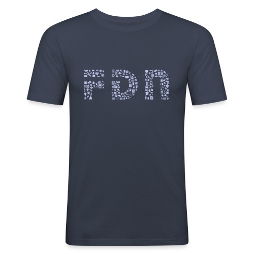 Logo French Data Network picto - T-shirt près du corps Homme