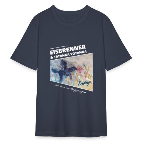 EISBRENNER & Tatanka Yotanka - Indigo - Männer Slim Fit T-Shirt