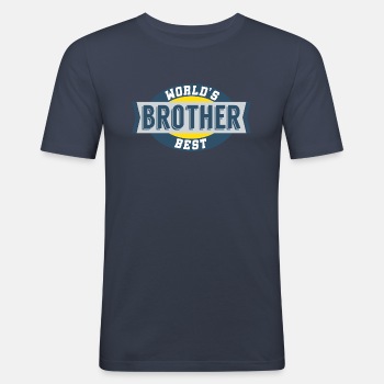 World's Best Brother - Slim Fit T-shirt for men