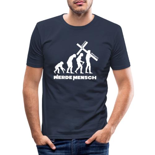Machs wie Gott... (JESUS shirts) - Männer Slim Fit T-Shirt