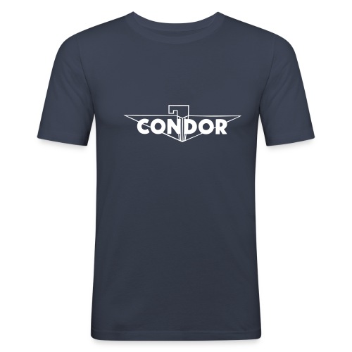 Condor Logo - Männer Slim Fit T-Shirt