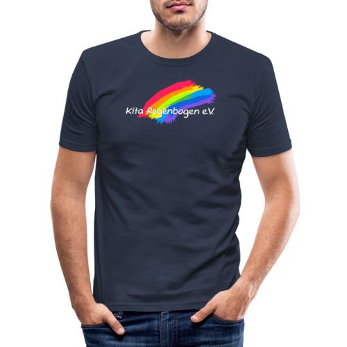 Kita Regenbogen - Männer Slim Fit T-Shirt