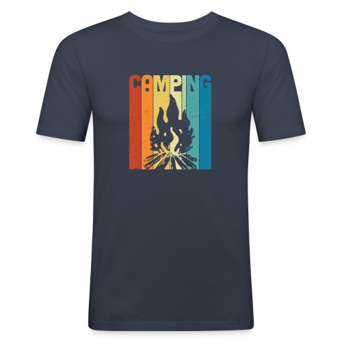 Lustiger Campen Camping - Männer Slim Fit T-Shirt