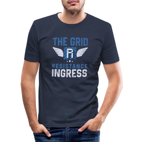 TheGrid Design - Männer Slim Fit T-Shirt