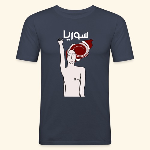 SURIA Arabic- White - Slim Fit T-skjorte for menn