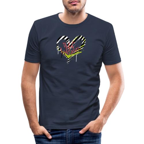 wild at heart - Männer Slim Fit T-Shirt