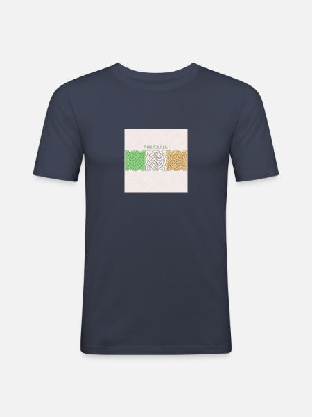 Eireann - Men's Slim Fit T-Shirt - navy