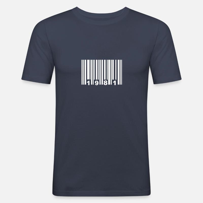 1981 - Männer Slim Fit T-Shirt - Navy