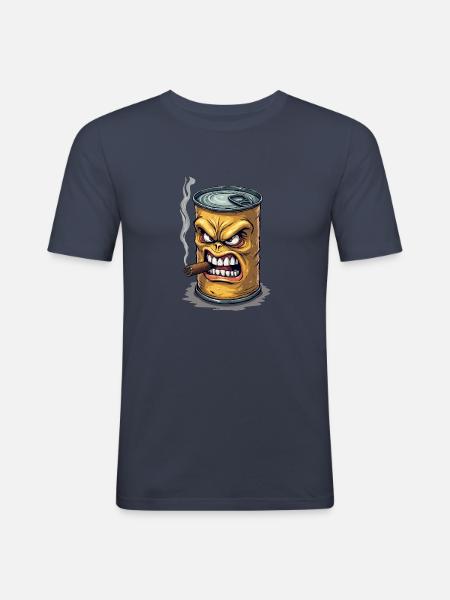 Tin - Men's Slim Fit T-Shirt - navy