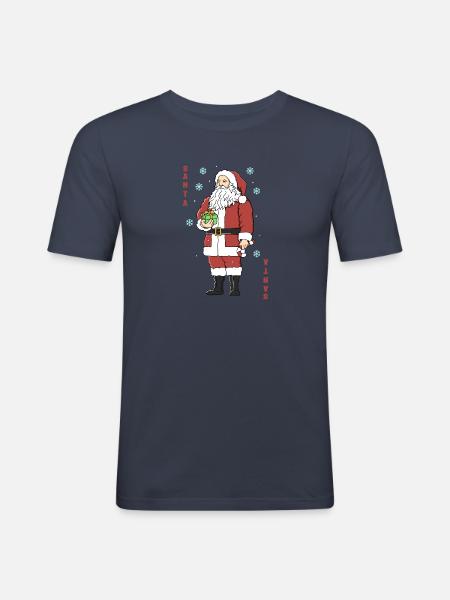 I Got Santa - Men's Slim Fit T-Shirt - navy
