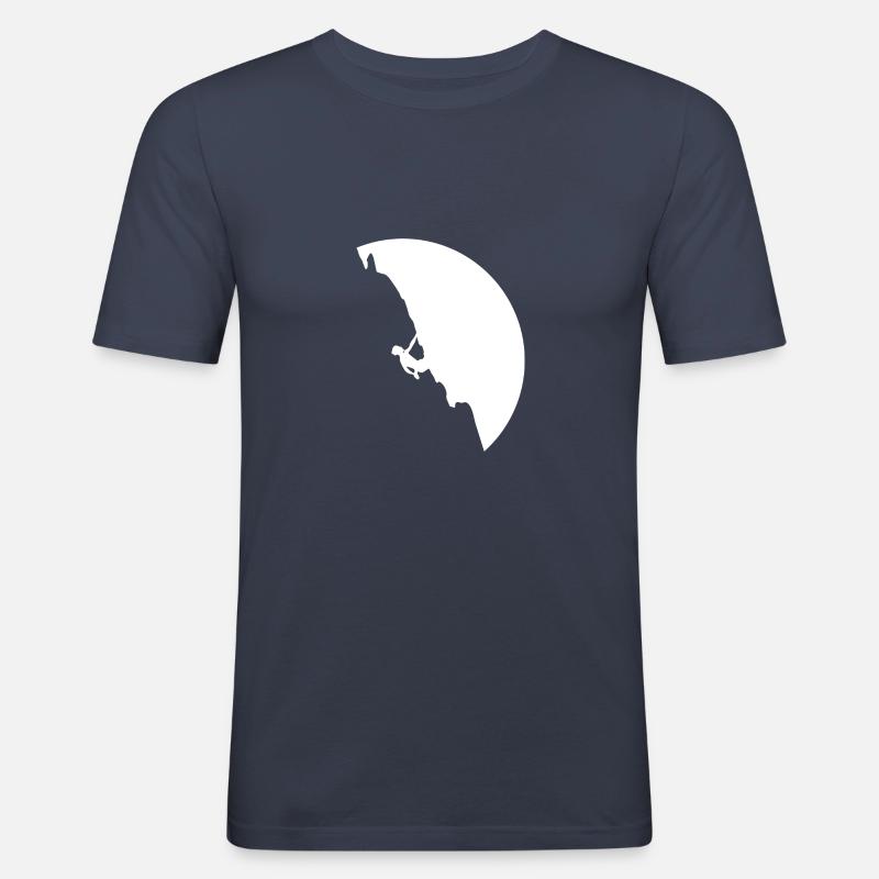 Kletterer - Männer Slim Fit T-Shirt - Navy