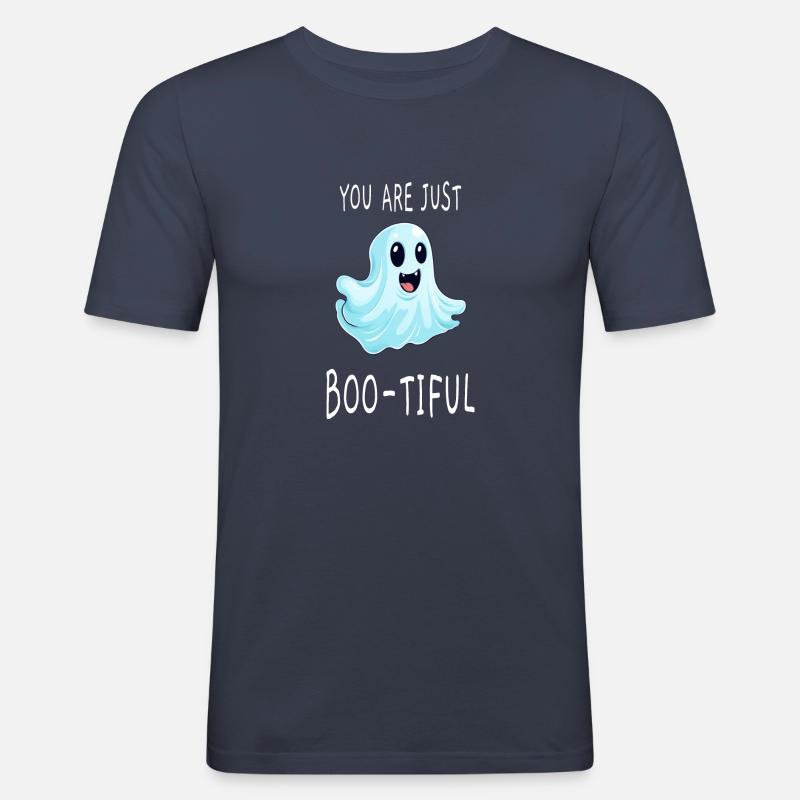 Geist | "bootiful" - Männer Slim Fit T-Shirt - Navy
