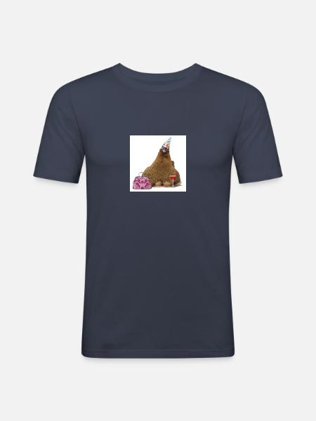 Hen night hen - Men's Slim Fit T-Shirt - navy
