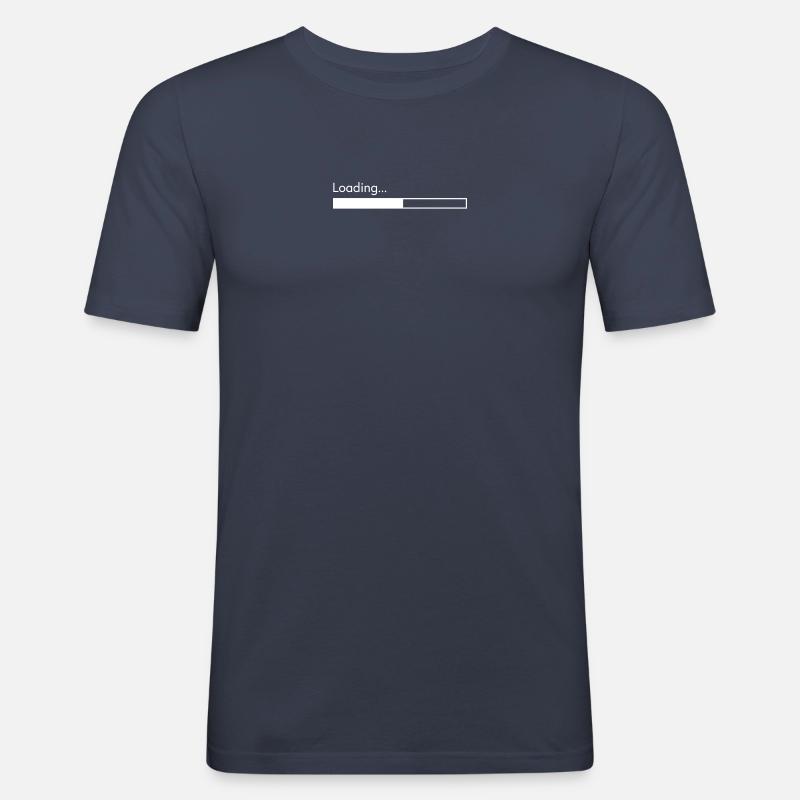 Loading... - Männer Slim Fit T-Shirt - Navy