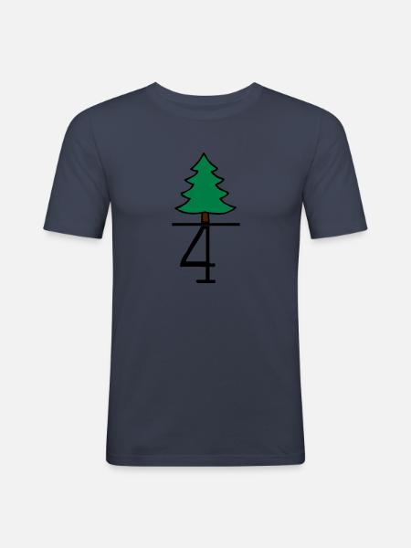Waldviertel - Men's Slim Fit T-Shirt - navy