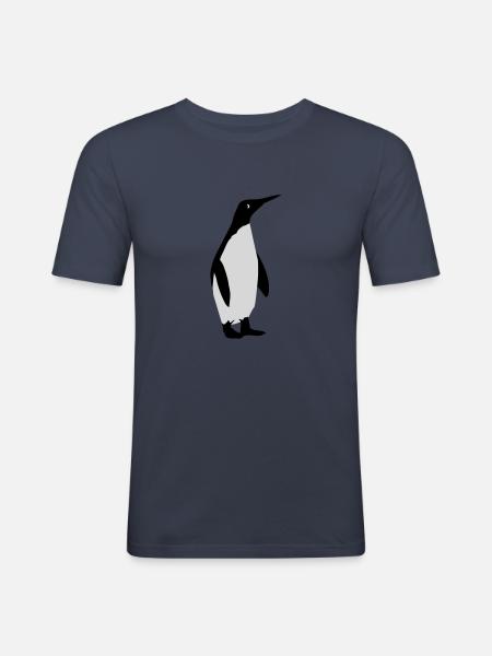 Pinguin - Männer Slim Fit T-Shirt - Navy