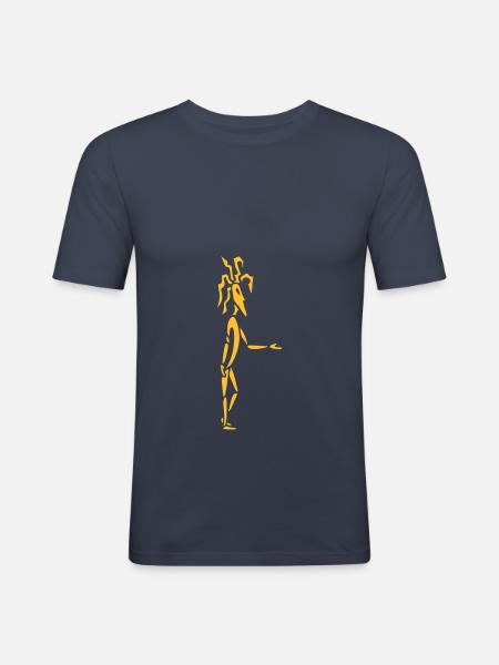 Dreadlocks Guy - Men's Slim Fit T-Shirt - 
