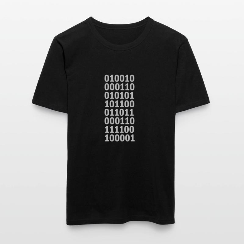Binary Code Program Language Men's Slim Fit T-Shirt