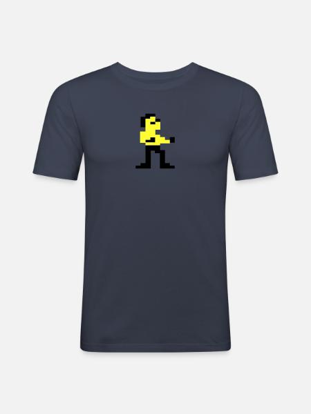 Martial Pixelart of Pixelii - Men's Slim Fit T-Shirt - navy