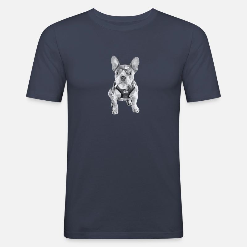 Carlos - Männer Slim Fit T-Shirt - Navy