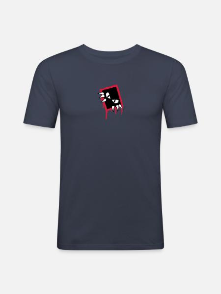 Monster - Men's Slim Fit T-Shirt - navy