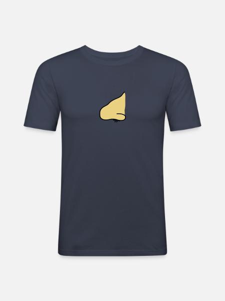 nose - Men's Slim Fit T-Shirt - navy