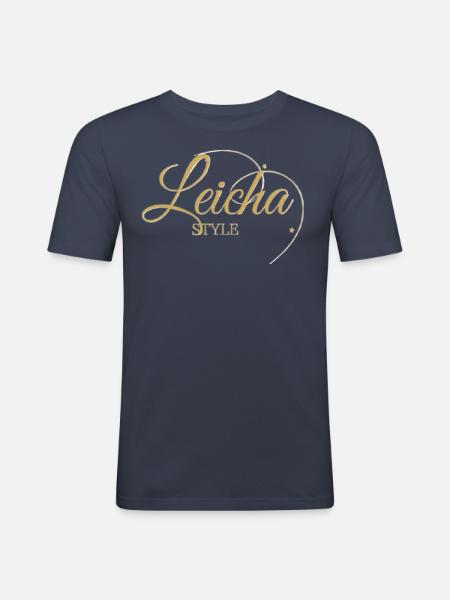 Leichas style - Men's Slim Fit T-Shirt - navy