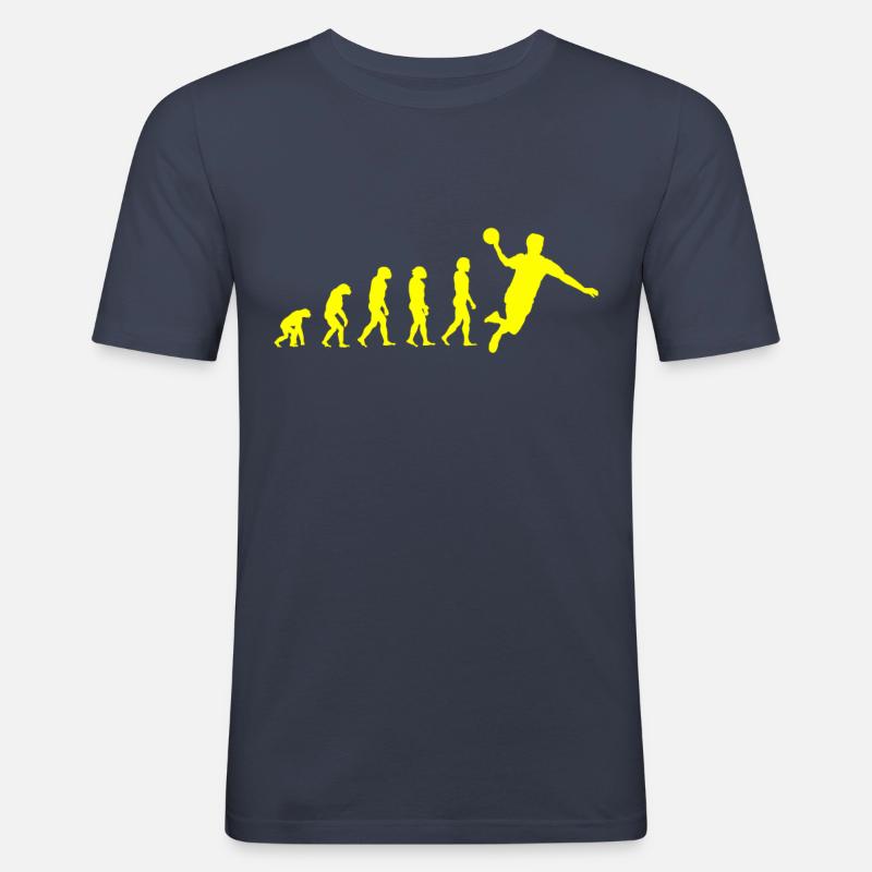 HANDBALL Evolution - Men's Slim Fit T-Shirt - navy