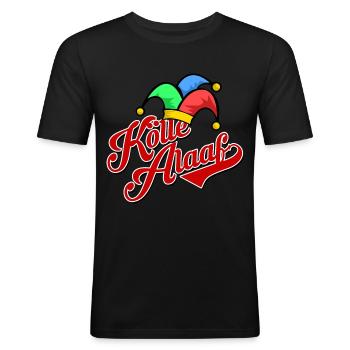 Kölle alaaf fasching helau jecken foolren carnival - T-shirt près du corps Homme - noir - Devant - Nik (191cm)
