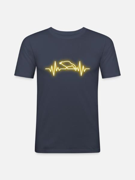 Duck - Men's Slim Fit T-Shirt - navy