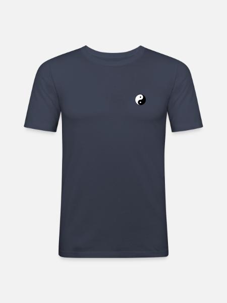 Yin yang - Men's Slim Fit T-Shirt - navy