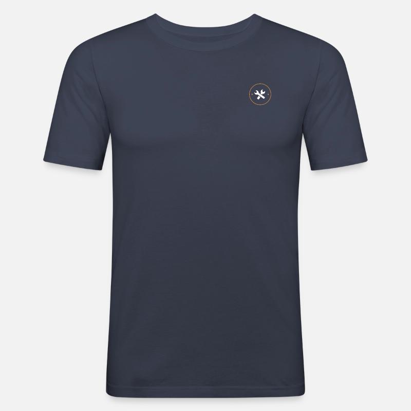 Worker - Männer Slim Fit T-Shirt - Navy