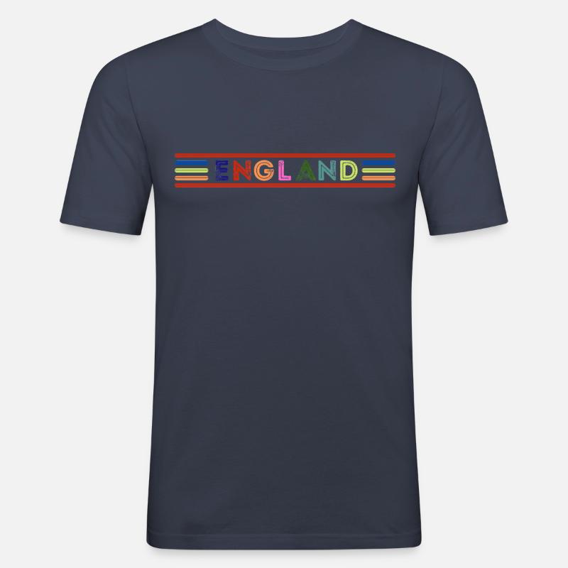 England - Männer Slim Fit T-Shirt - Navy