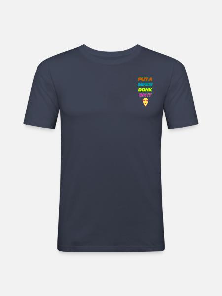 CRIMINAL DONK - Men's Slim Fit T-Shirt - navy
