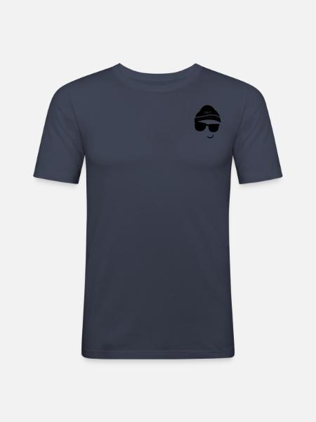 I did it too - Men's Slim Fit T-Shirt - navy