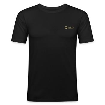 Slays 2 - Men's Slim Fit T-Shirt - black - Front - Nik (191cm)