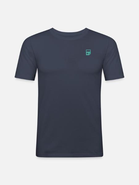 Game-Boy 2.0 - Männer Slim Fit T-Shirt - Navy