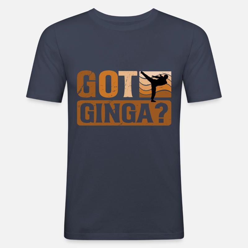 Git Ginga? - Men's Slim Fit T-Shirt - navy
