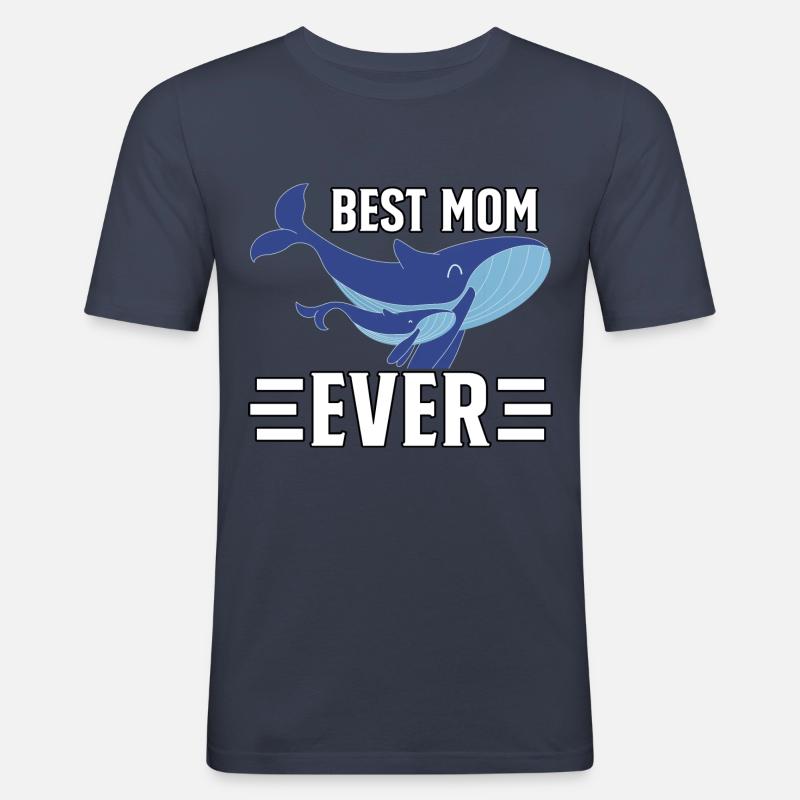 Die beste Mutter aller Zeiten - Männer Slim Fit T-Shirt - Navy