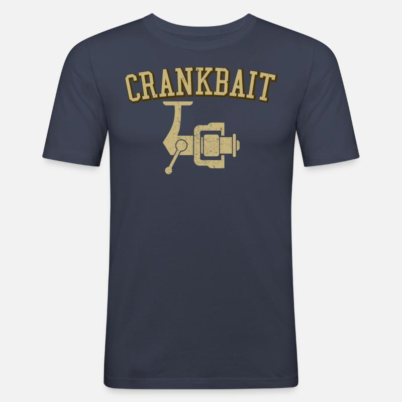 Crankbait - Männer Slim Fit T-Shirt - Navy