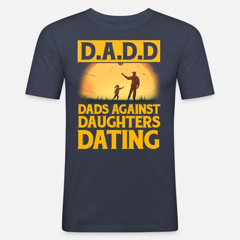 D.A.D.D. Väter gegen Töchter Dating - Männer Slim Fit T-Shirt - Navy
