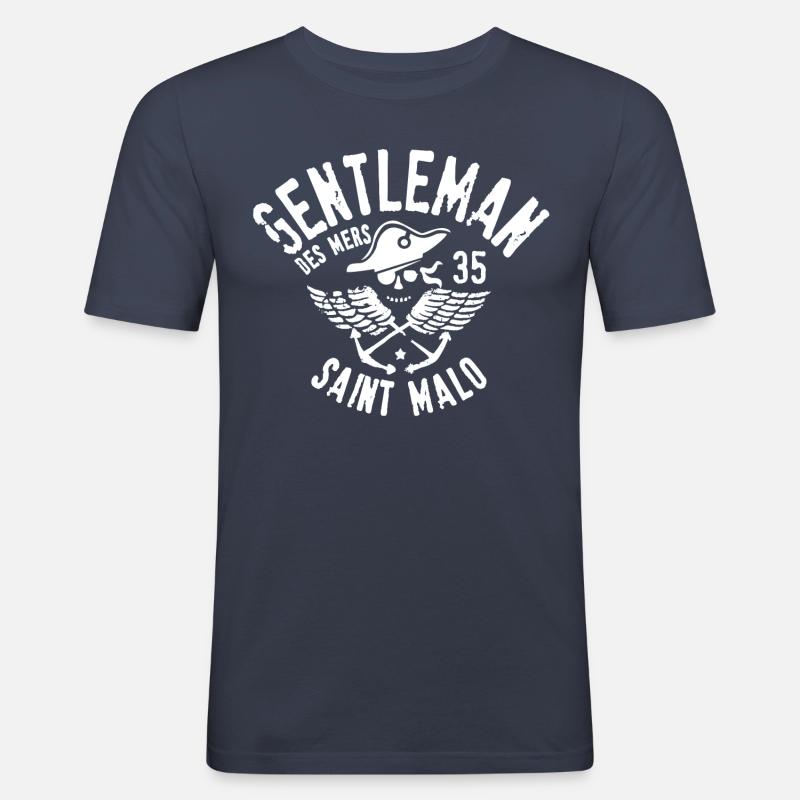 Seemann - Männer Slim Fit T-Shirt - Navy