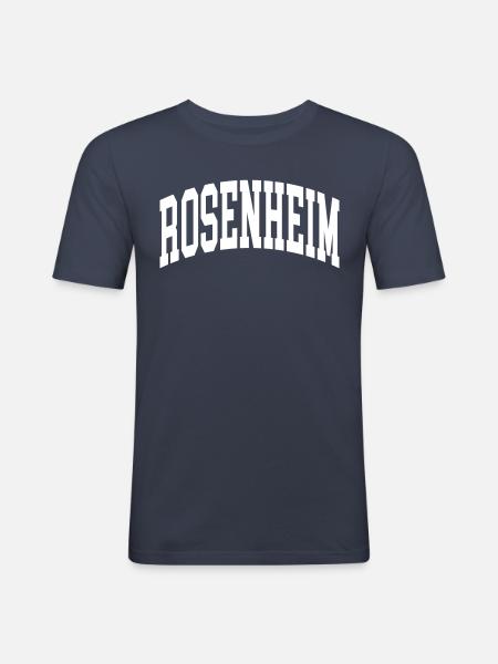 Rosenheim - Men's Slim Fit T-Shirt - navy
