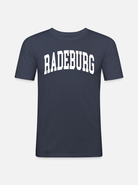 Radebourg - T-shirt près du corps Homme - bleu marine
