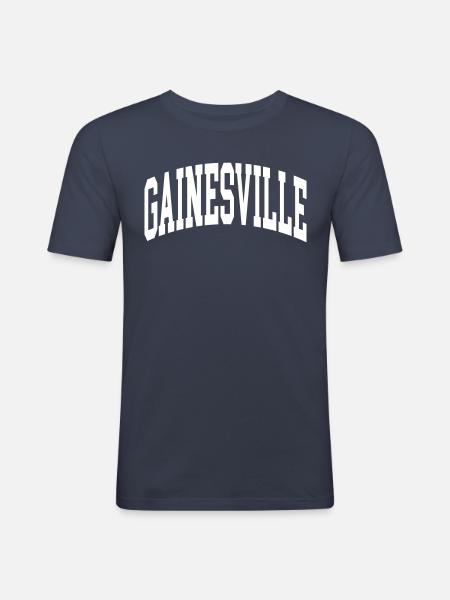 Gainesville - Männer Slim Fit T-Shirt - Navy