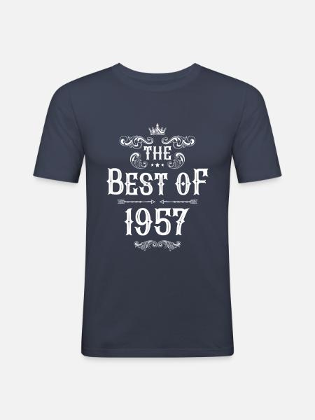 1957 best of - Men's Slim Fit T-Shirt - navy