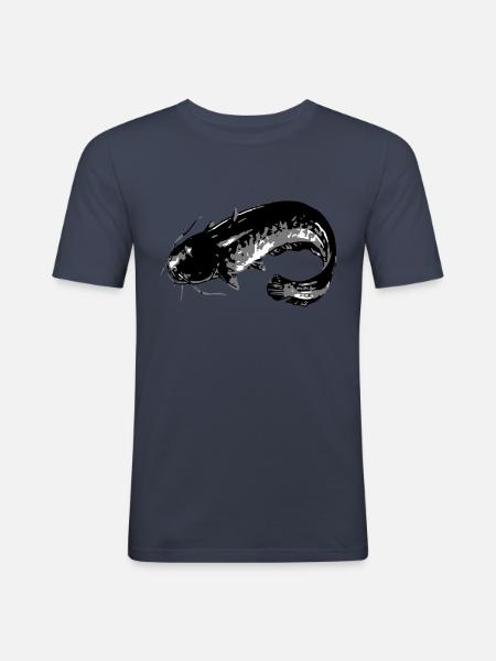 Wels - Männer Slim Fit T-Shirt - Navy